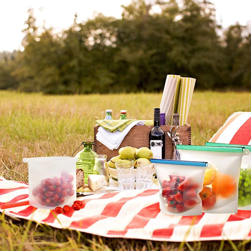 Reusable Silicon Food Bag (1000 ML)