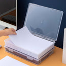A4 Clear File Storage Box