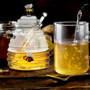 Crystal Honey Jar with Dipper