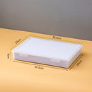 A4 Clear File Storage Box