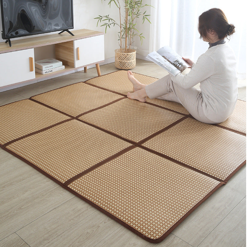 Foldable Multi-Use Rattan Comfort Mat