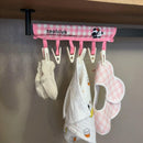 Portable Velcro Clip Clothes Hanger